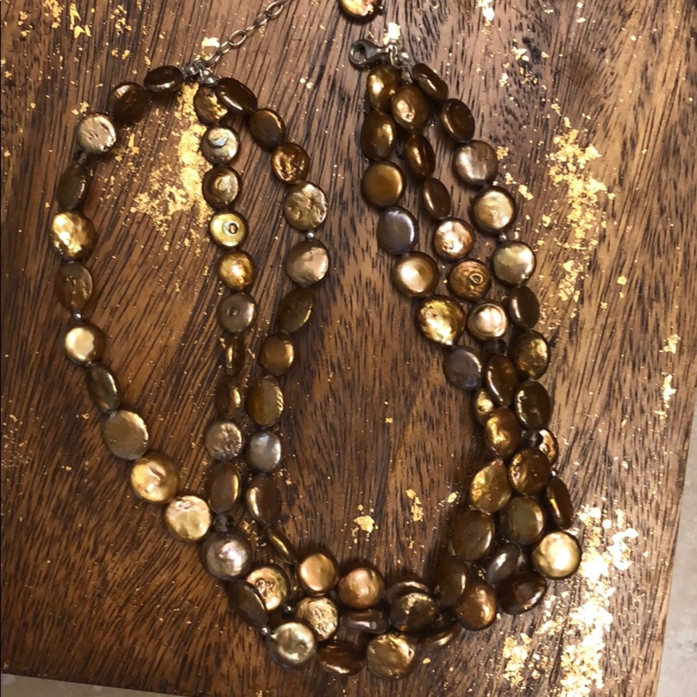 Silpada three-strand necklace.